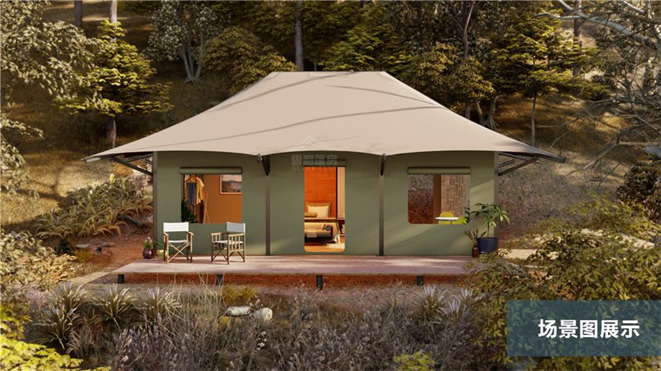 多边形酒店帐篷